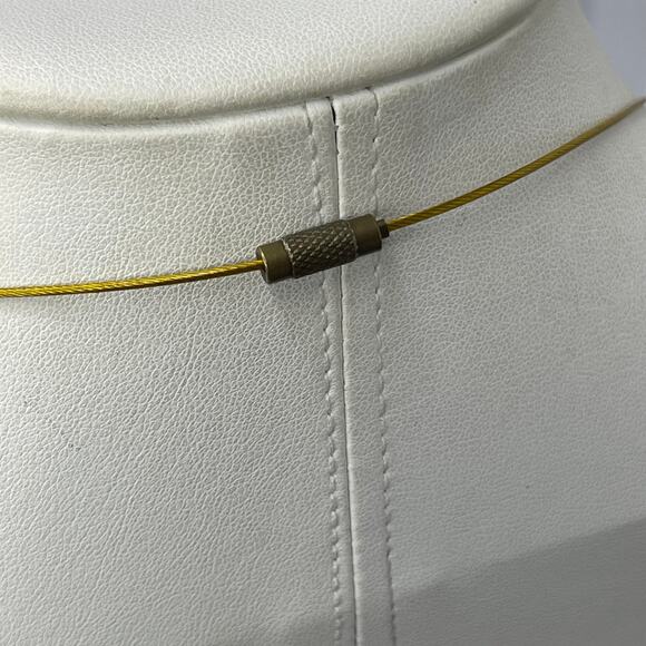 turquoise colored blue stone chip necklace and coordinating bracelet set boho - Picture 7 of 14